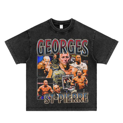 Georges "Rush" St-Pierre Retro T-Shirt