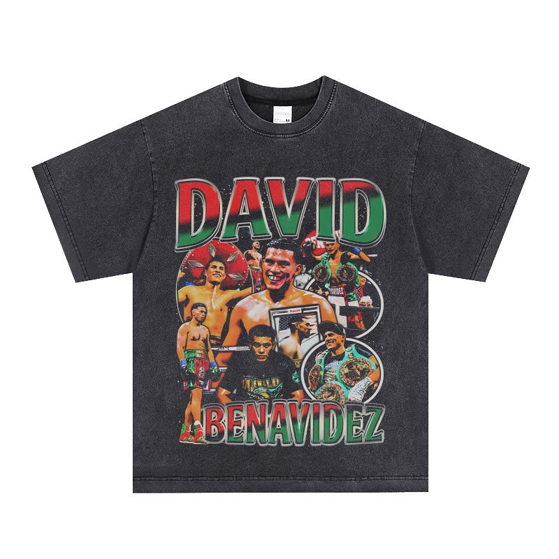 David "The Red Flag" Benavidez Retro T-Shirt