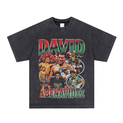 David "The Red Flag" Benavidez Retro T-Shirt