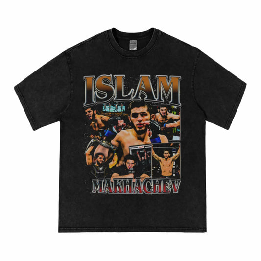 Islam Makhachev Retro T-Shirt