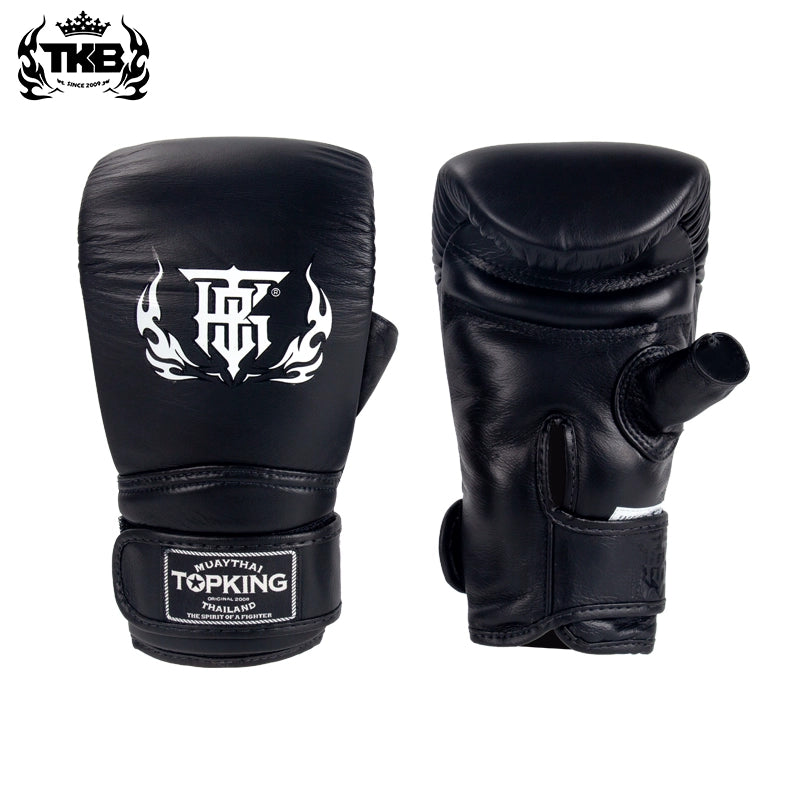 Top King Boxing TKBMU-OT Velcro Open Thumb Bag Mitts (2 Colors)