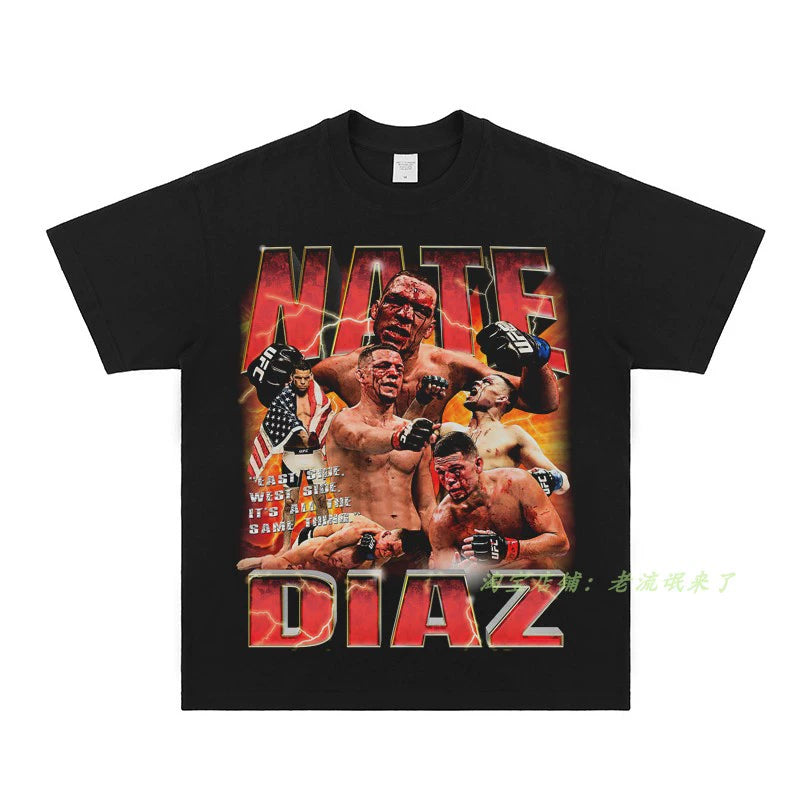 Nate "The Stockton Slugger" Diaz Retro T-Shirt