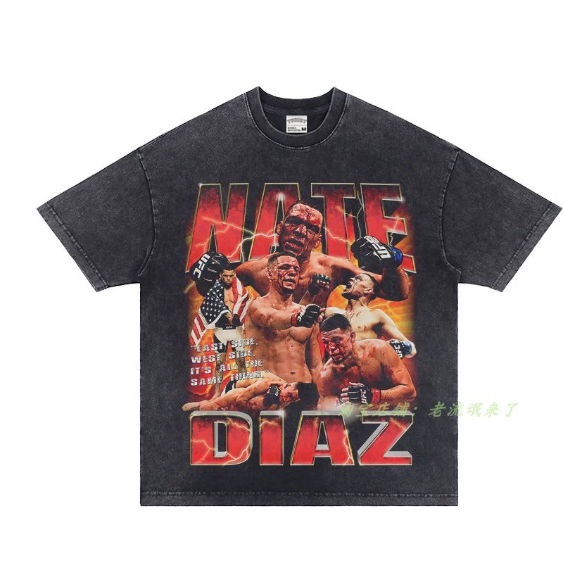 Nate "The Stockton Slugger" Diaz Retro T-Shirt