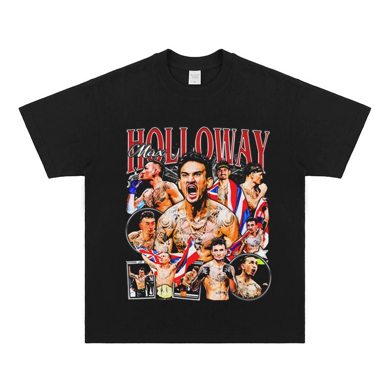 Max "Blessed" Holloway Retro T-Shirt