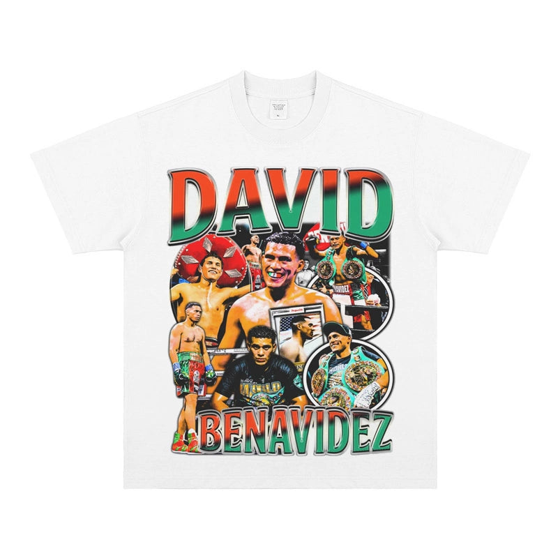 David "The Red Flag" Benavidez Retro T-Shirt