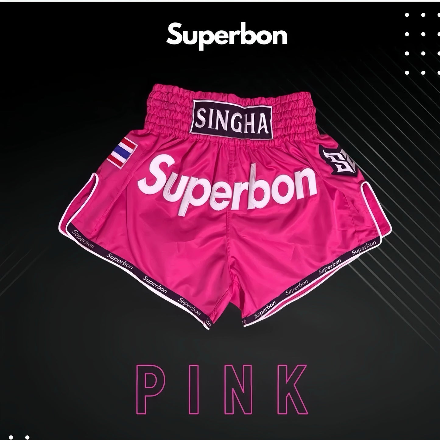 Pink Singha Superbon Shorts