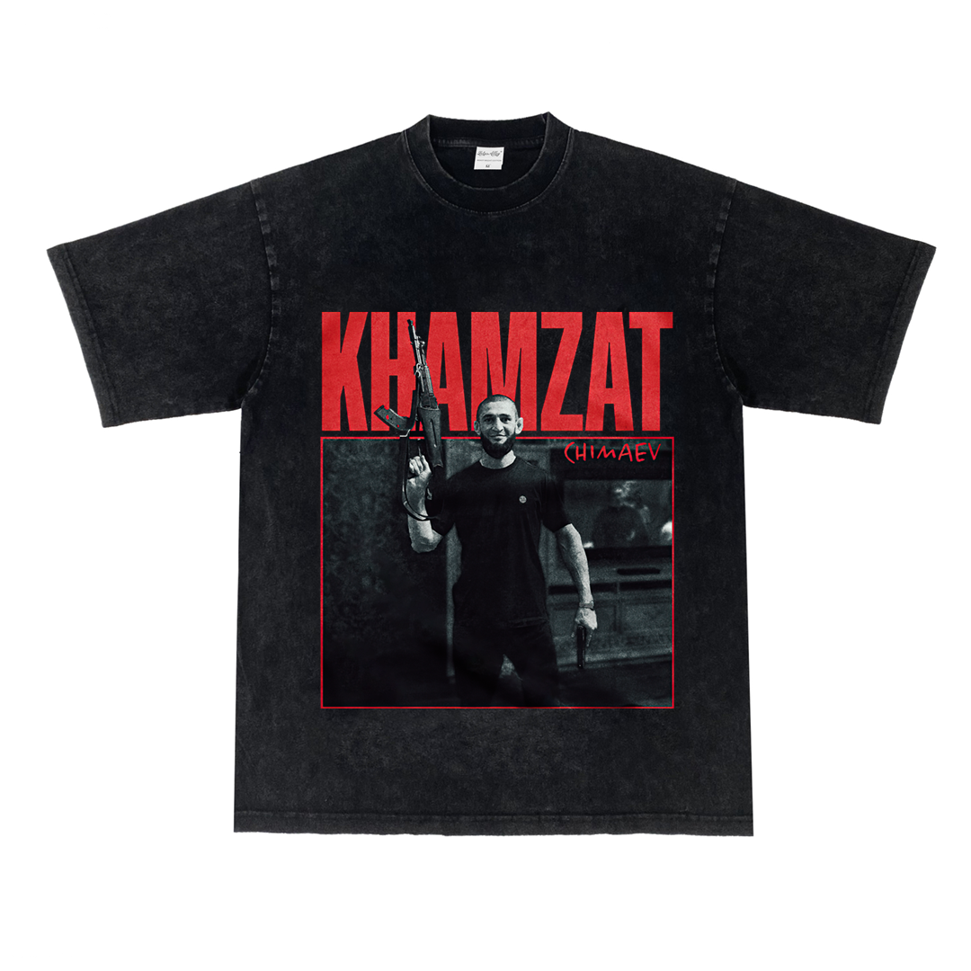 Khamzat "Borz" Chimaev Retro T-Shirt