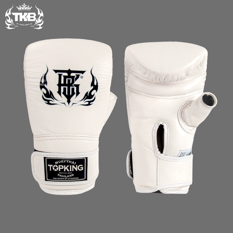 Top King Boxing TKBMU-OT Velcro Open Thumb Bag Mitts (2 Colors)